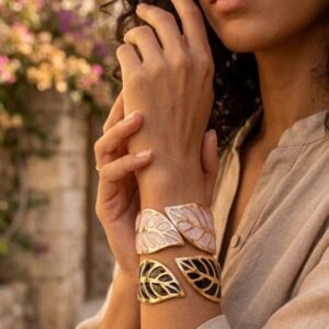 Brazalete Monstera Duo
