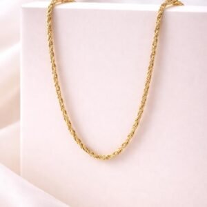 Collar de cadena trenzada