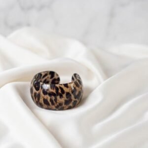 Pulsera animal print tipo carey