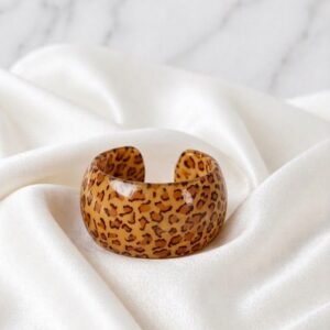 Pulsera animal print beige