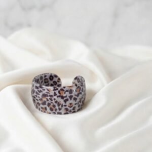 Pulsera animal print oscuro