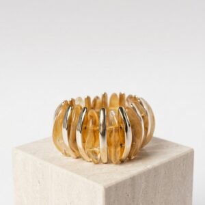 Pulsera con acabado tipo mármol